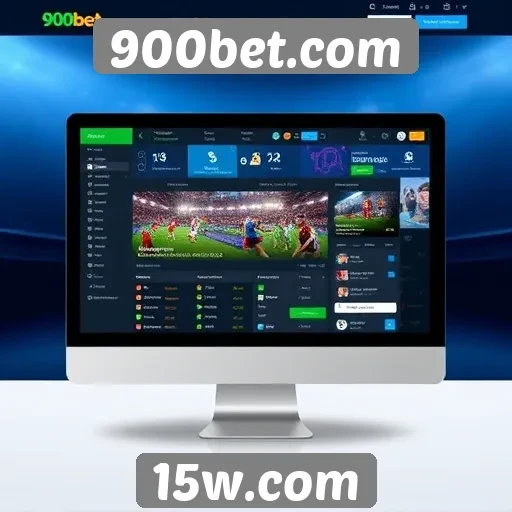 Interface e usabilidade do site 900bet.com